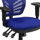 Flash Furniture HL-0001-BL-GG Swivel Office Chair w/ Mid Back - Blue Mesh Back & Seat thumbnail 7