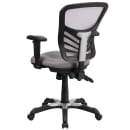 Flash Furniture HL-0001-GY-GG Swivel Office Chair w/ Mid Back - Gray Mesh Back & Seat thumbnail 4