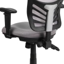 Flash Furniture HL-0001-GY-GG Swivel Office Chair w/ Mid Back - Gray Mesh Back & Seat thumbnail 8
