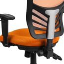 Flash Furniture HL-0001-OR-GG Swivel Office Chair w/ Mid Back - Orange Mesh Back & Seat thumbnail 8