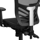 Flash Furniture HL-0001T-GG Swivel Office Chair w/ Mid Back - Black Mesh Back & Seat thumbnail 8
