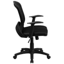 Flash Furniture HL-0007-GG Swivel Office Chair w/ Mid Back - Black Mesh Back & Seat thumbnail 3