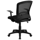 Flash Furniture HL-0007-GG Swivel Office Chair w/ Mid Back - Black Mesh Back & Seat thumbnail 4