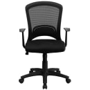 Flash Furniture HL-0007-GG Swivel Office Chair w/ Mid Back - Black Mesh Back & Seat thumbnail 5