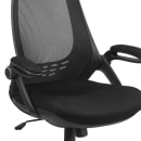 Flash Furniture HL-0018-GG Swivel Office Chair w/ High Back - Black Mesh Back & Seat thumbnail 7