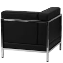 Flash Furniture ZB-IMAG-LEFT-CORNER-GG Modular Left Corner Chair - Black LeatherSoft Upholstery, Stainless Legs thumbnail 2