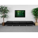 Flash Furniture ZB-IMAG-OTTO-4-GG 4 Piece Modular Bench w/ Black LeatherSoft Upholstery - 112"W x 28"D x 17"H thumbnail 2