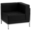 Flash Furniture ZB-IMAG-SECT-SET6-GG 7 Piece Modular Sectional w/ Black LeatherSoft Upholstery & Stainless Legs thumbnail 2