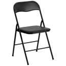 Flash Furniture JB-1-GG 33 1/2" Square Folding Card Table & (4) Folding Chairs Set - Black Padded Vinyl Top, 27 3/4"H thumbnail 3