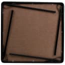 Flash Furniture JB-2-GG 33 1/2" Square Folding Card Table w/ Black Padded Vinyl Top, 27 3/4"H thumbnail 3