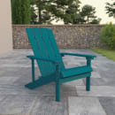 Flash Furniture JJ-C14501-SFM-GG 29 1/2"W Charlestown Adirondack Chair - 35"H, Resin, Sea Foam thumbnail 2