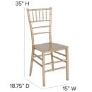 Flash Furniture LE-GOLD-M-GG Stacking Chiavari Chair - Polycarbonate, Gold thumbnail 2
