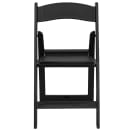 Flash Furniture LE-L-1-BLACK-GG Folding Chair w/ Black Vinyl Back & Seat - Resin Frame, Black thumbnail 5