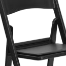 Flash Furniture LE-L-1-BLACK-GG Folding Chair w/ Black Vinyl Back & Seat - Resin Frame, Black thumbnail 7