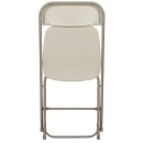 Flash Furniture LE-L-3-BEIGE-GG Folding Chair w/ Beige Plastic Back & Seat - Steel Frame, Beige thumbnail 9