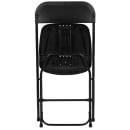 Flash Furniture LE-L-3-BK-GG Folding Chair w/ Black Plastic Back & Seat - Steel Frame, Black thumbnail 10