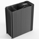 Flash Furniture LE-L-3-BK-GG Folding Chair w/ Black Plastic Back & Seat - Steel Frame, Black thumbnail 11