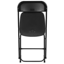 Flash Furniture LE-L-3-BK-GG Folding Chair w/ Black Plastic Back & Seat - Steel Frame, Black thumbnail 9