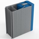 Flash Furniture LE-L-3-BLUE-GG Folding Chair w/ Blue Plastic Back & Seat - Steel Frame, Gray thumbnail 11