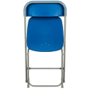 Flash Furniture LE-L-3-BLUE-GG Folding Chair w/ Blue Plastic Back & Seat - Steel Frame, Gray thumbnail 9
