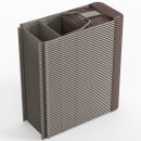 Flash Furniture LE-L-3-BROWN-GG Folding Chair w/ Brown Plastic Back & Seat - Steel Frame, Brown thumbnail 11