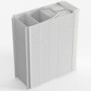 Flash Furniture LE-L-3-WHITE-GG Folding Chair w/ White Plastic Back & Seat - Steel Frame, White thumbnail 11