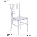 Flash Furniture LE-L-7K-CL-GG Kid's Chiavari Chair - Polypropylene, Transparent thumbnail 2