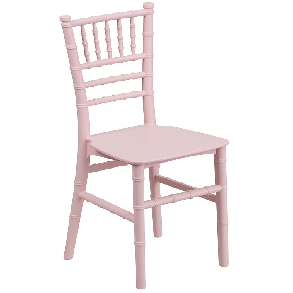 Flash Furniture LE-L-7K-PK-GG Kid's Chiavari Chair - Polypropylene, Pink