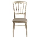 Flash Furniture LE-L-MON-GD-GG Stacking Napoleon Chair - Polypropylene, Gold thumbnail 5