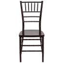 Flash Furniture LE-MAHOGANY-GG Stacking Chiavari Chair - Polycarbonate, Mahogany thumbnail 5