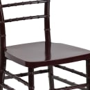 Flash Furniture LE-MAHOGANY-GG Stacking Chiavari Chair - Polycarbonate, Mahogany thumbnail 7