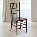 Flash Furniture LE-MAHOGANY-GG Stacking Chiavari Chair - Polycarbonate, Mahogany thumbnail 9