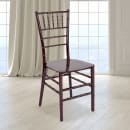 Flash Furniture LE-MAHOGANY-M-GG Stacking Chiavari Chair - Polycarbonate, Mahogany thumbnail 5