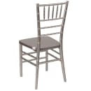 Flash Furniture LE-PEWTER-GG Stacking Chiavari Chair - Polycarbonate, Pewter thumbnail 3