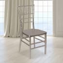 Flash Furniture LE-PEWTER-GG Stacking Chiavari Chair - Polycarbonate, Pewter thumbnail 5