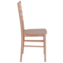 Flash Furniture LE-ROSE-M-GG Stacking Chiavari Chair - Polycarbonate, Rose Gold thumbnail 2