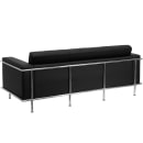 Flash Furniture ZB-LESLEY-8090-SOFA-BK-GG 81" Sofa w/ Black LeatherSoft Upholstery -  Stainless Steel Legs thumbnail 2