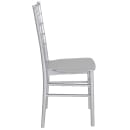 Flash Furniture LE-SILVER-M-GG Stacking Chiavari Chair - Polycarbonate, Silver thumbnail 3