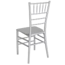 Flash Furniture LE-SILVER-M-GG Stacking Chiavari Chair - Polycarbonate, Silver thumbnail 4
