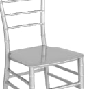 Flash Furniture LE-SILVER-M-GG Stacking Chiavari Chair - Polycarbonate, Silver thumbnail 7