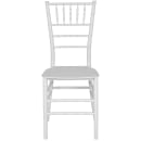 Flash Furniture LE-WHITE-M-GG Stacking Chiavari Chair - Polycarbonate, White thumbnail 5