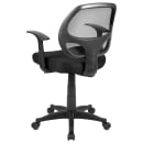 Flash Furniture LF-W-118A-BK-GG Swivel Task Chair w/ Mid Back - Black Mesh Back & Seat thumbnail 4