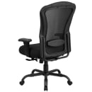 Flash Furniture LQ-3-BK-GG Swivel Big & Tall Office Chair w/ High Back - Black Mesh Back & Fabric Seat thumbnail 3