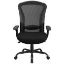 Flash Furniture LQ-3-BK-GG Swivel Big & Tall Office Chair w/ High Back - Black Mesh Back & Fabric Seat thumbnail 4