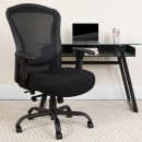 Flash Furniture LQ-3-BK-GG Swivel Big & Tall Office Chair w/ High Back - Black Mesh Back & Fabric Seat thumbnail 6