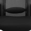 Flash Furniture LQ-3-BK-GG Swivel Big & Tall Office Chair w/ High Back - Black Mesh Back & Fabric Seat thumbnail 7