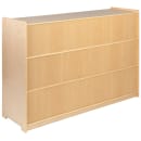 Flash Furniture MK-STRG002-GG 8 Section Classroom Storage Cabinet - 48"W x 15"D x 36"H, Wood, Natural Finish thumbnail 2