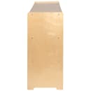 Flash Furniture MK-STRG002-GG 8 Section Classroom Storage Cabinet - 48"W x 15"D x 36"H, Wood, Natural Finish thumbnail 3