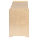 Flash Furniture MK-STRG004-GG 5 Section Classroom Storage Cabinet - 36"W x 15"D x 24"H, Wood, Natural Finish thumbnail 4