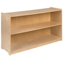 Flash Furniture MK-STRG007-GG 2 Section Classroom Storage Cabinet - 48"W x 15"D x 30"H, Wood, Natural Finish thumbnail 2